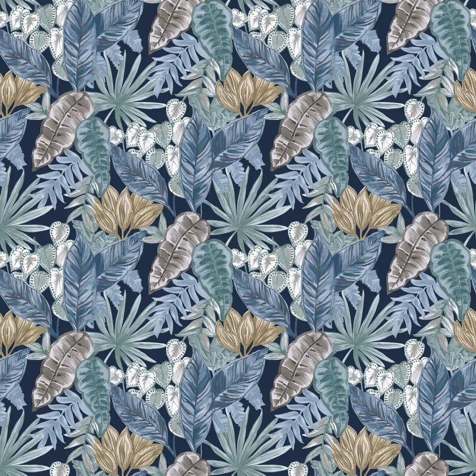 GALILEO OCEAN by Warwick Fabrics - Custom Handmade Lampshade