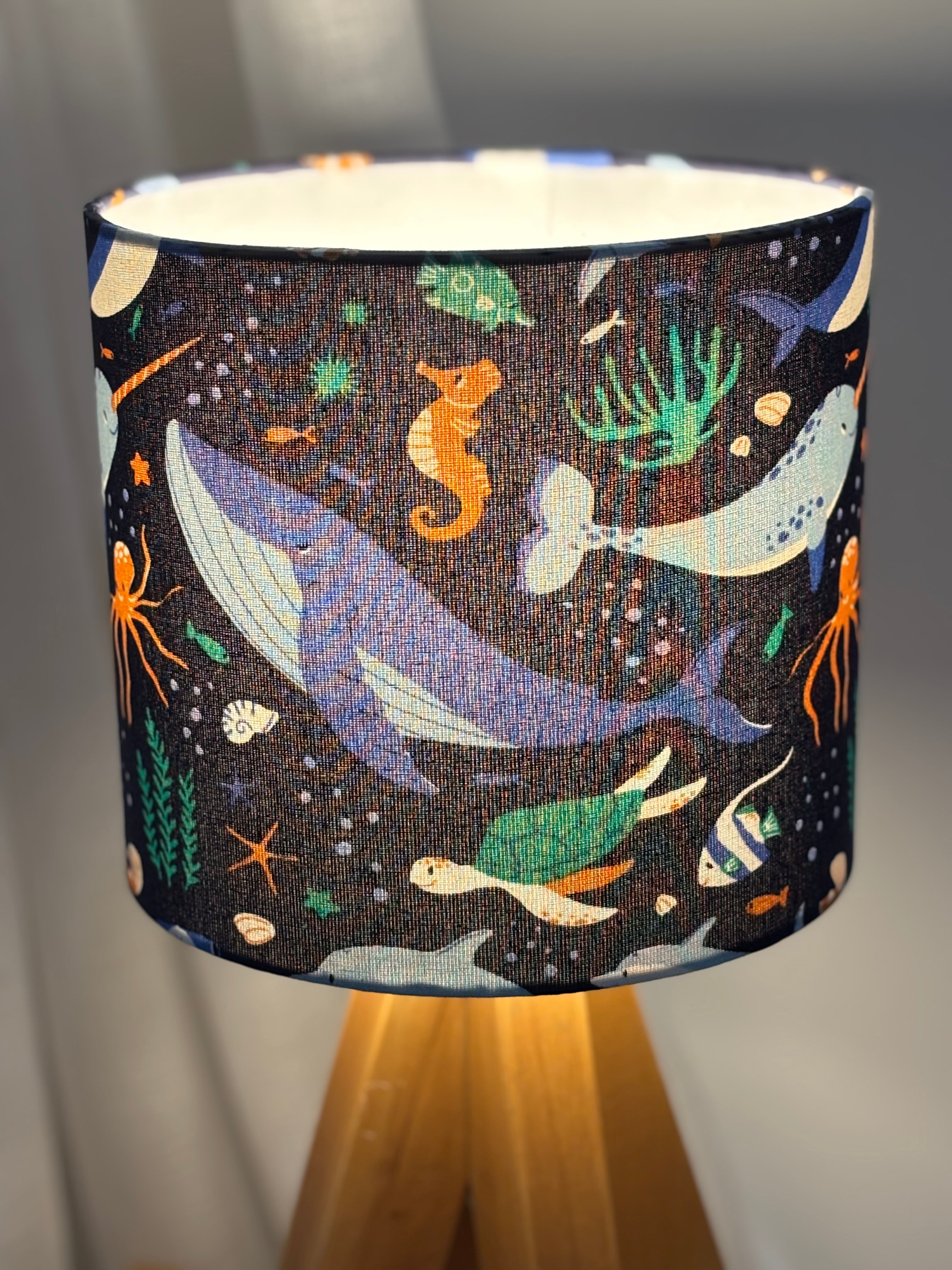 Sea Life Custom Handmade Lampshade