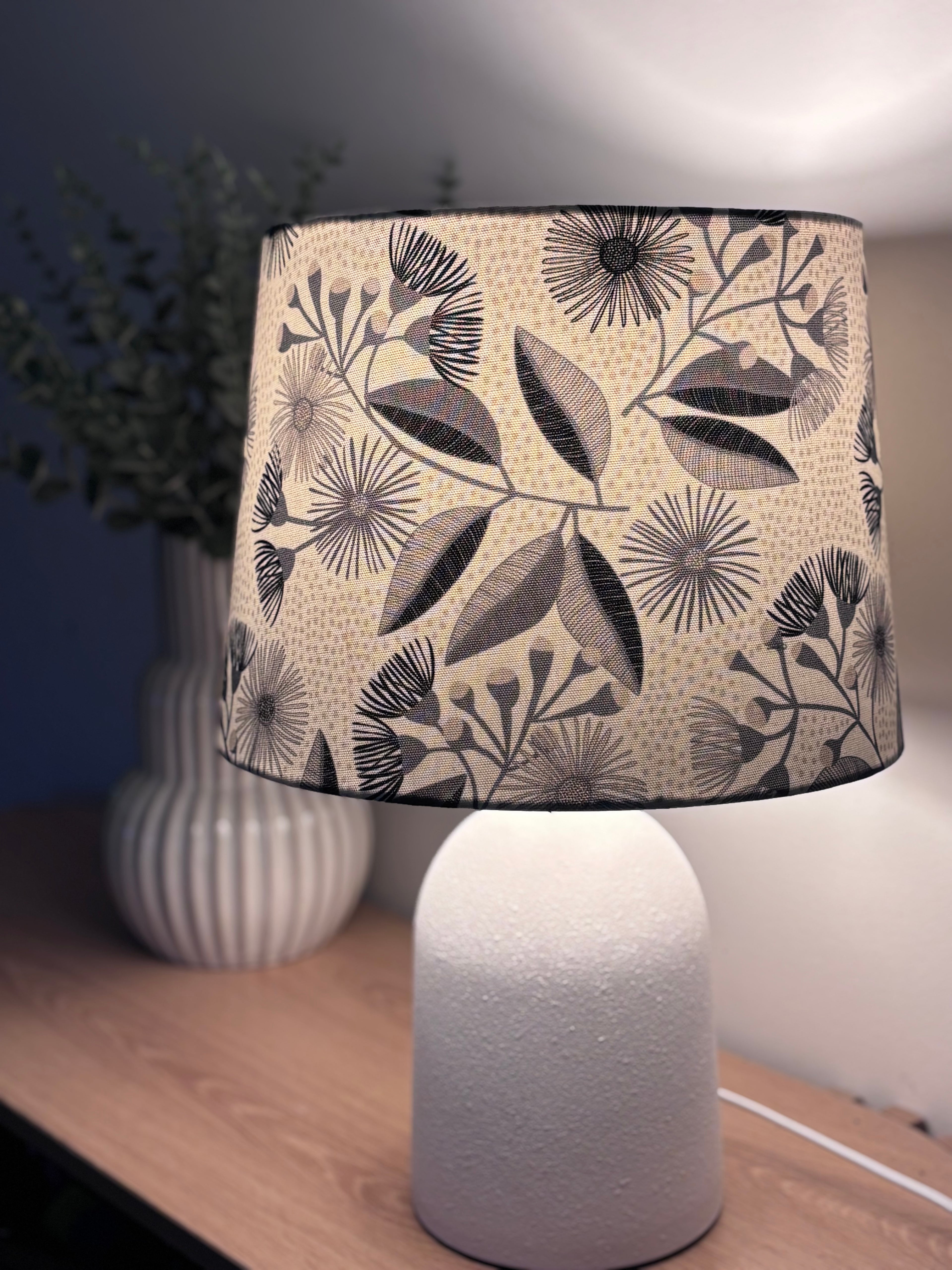 Bush Bloom Tapered Handmade Lampshade - Ready to Ship