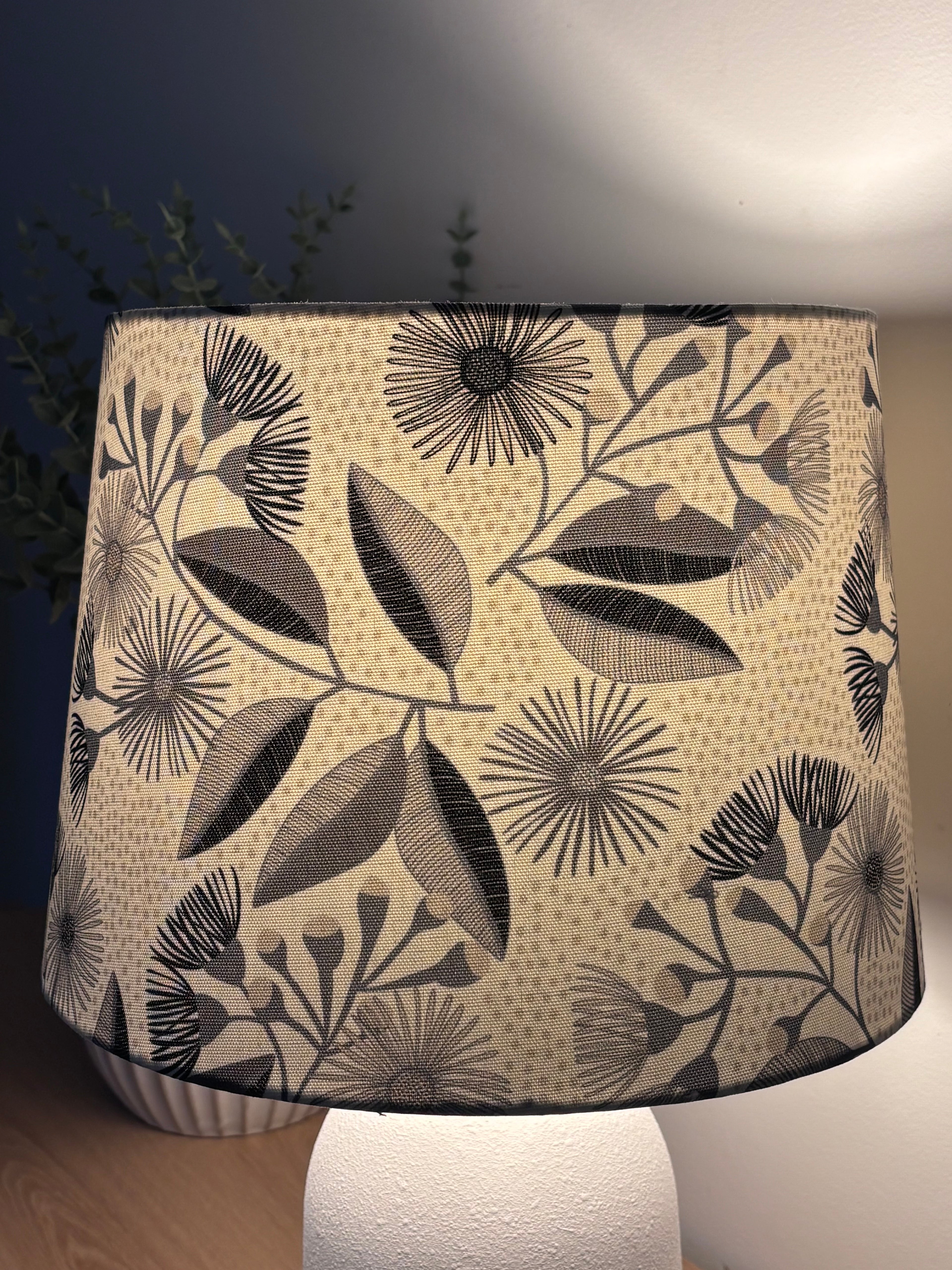 Bush Bloom Tapered Handmade Lampshade - Ready to Ship