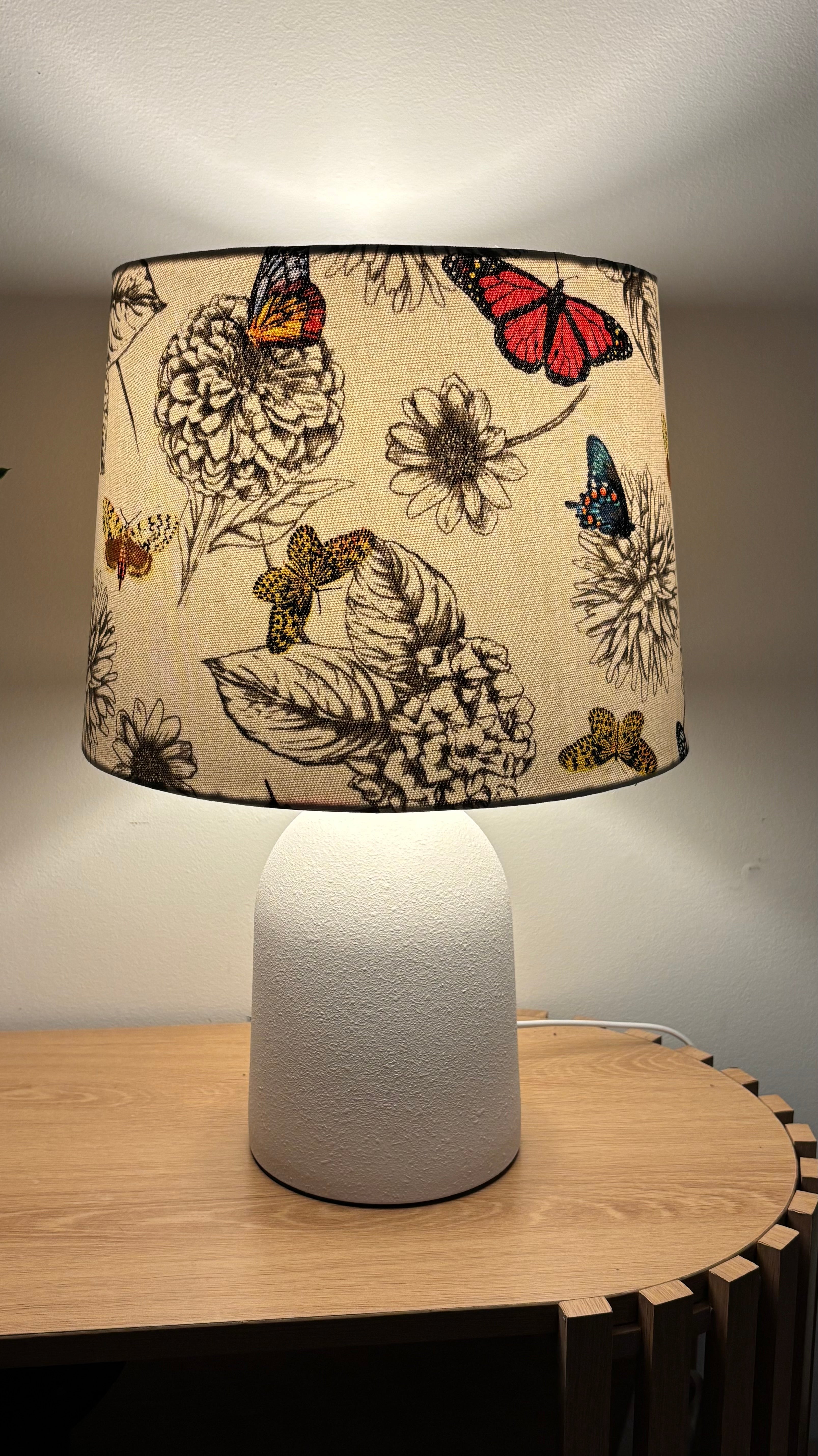 Wild Garden Tapered Handmade Lampshade - Ready to Ship