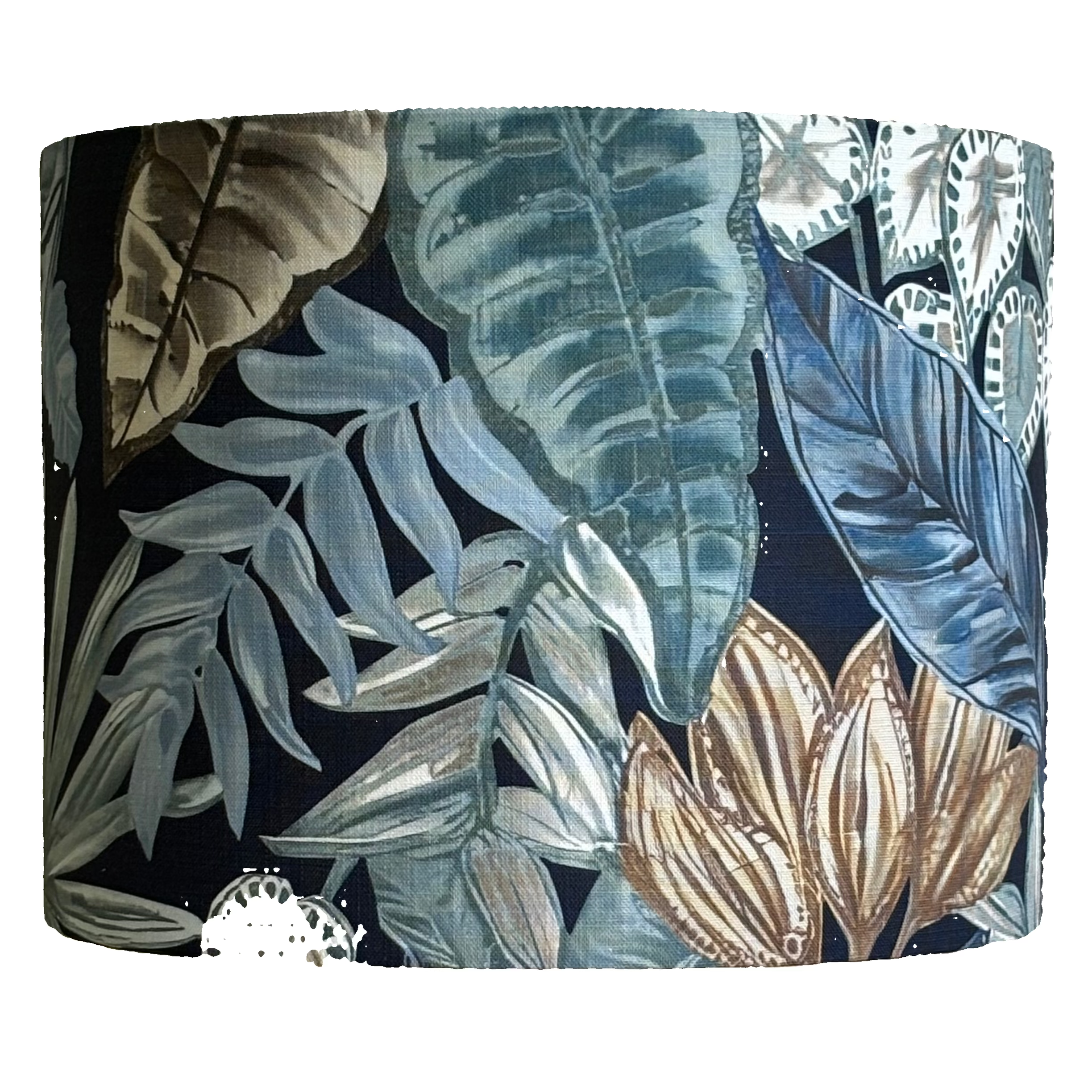 GALILEO OCEAN by Warwick Fabrics - Ready to Ship Handmade Lampshade