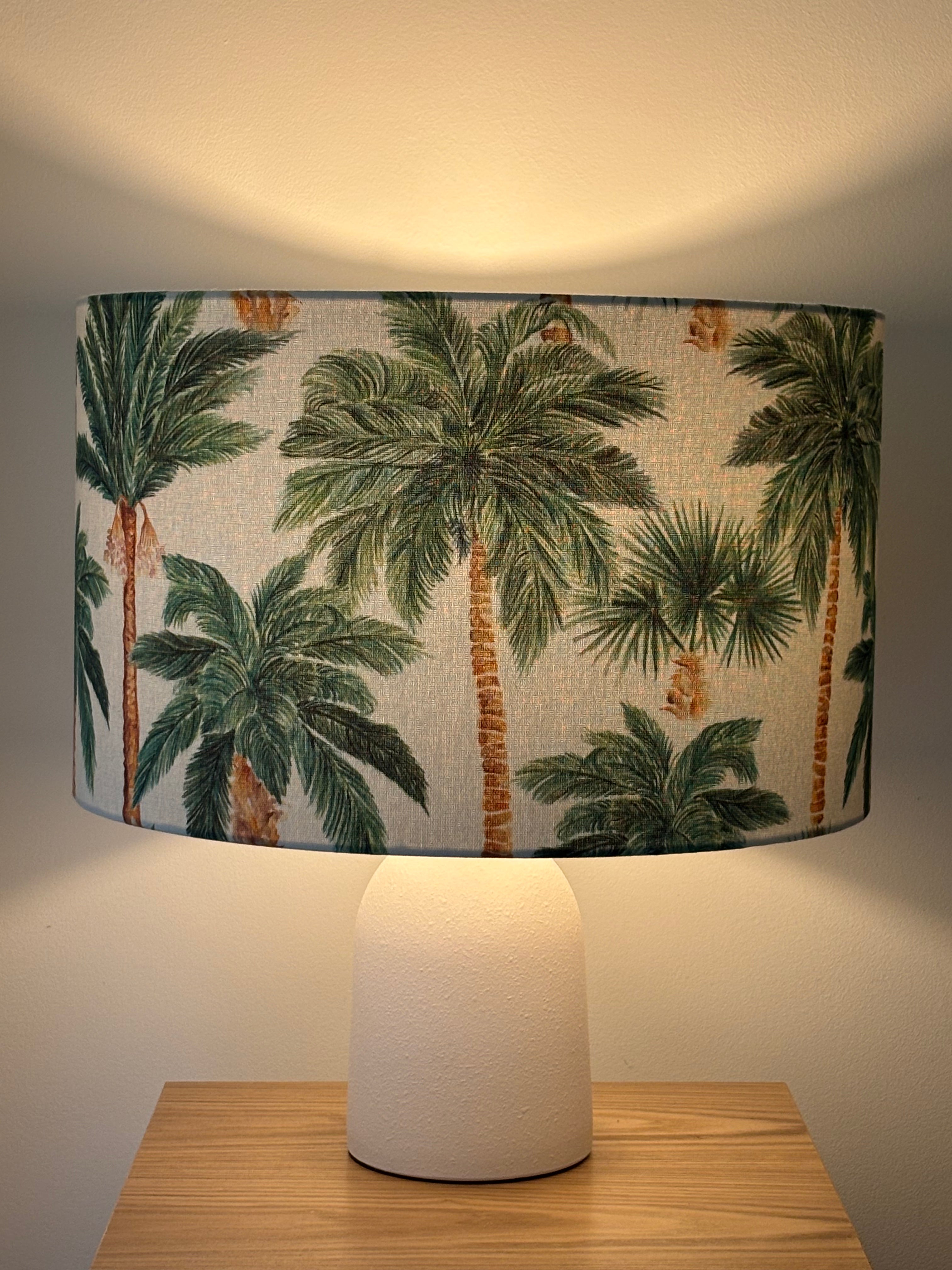 Vintage Palms Handmade Lampshade - Ready to Ship