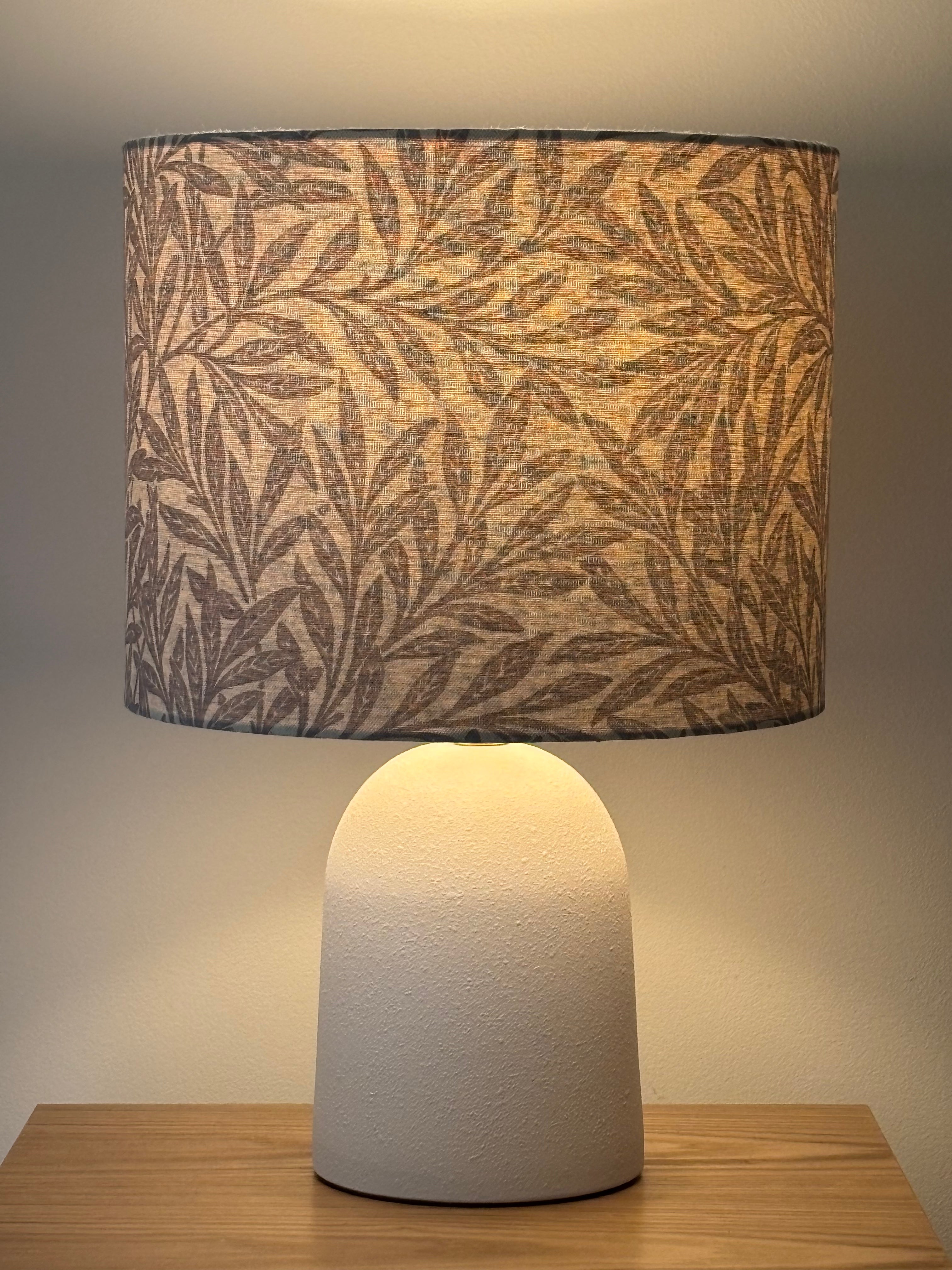 WHITLAND WEDGEWOOD by Warwick Fabrics - Ready to Ship Handmade Lampshade
