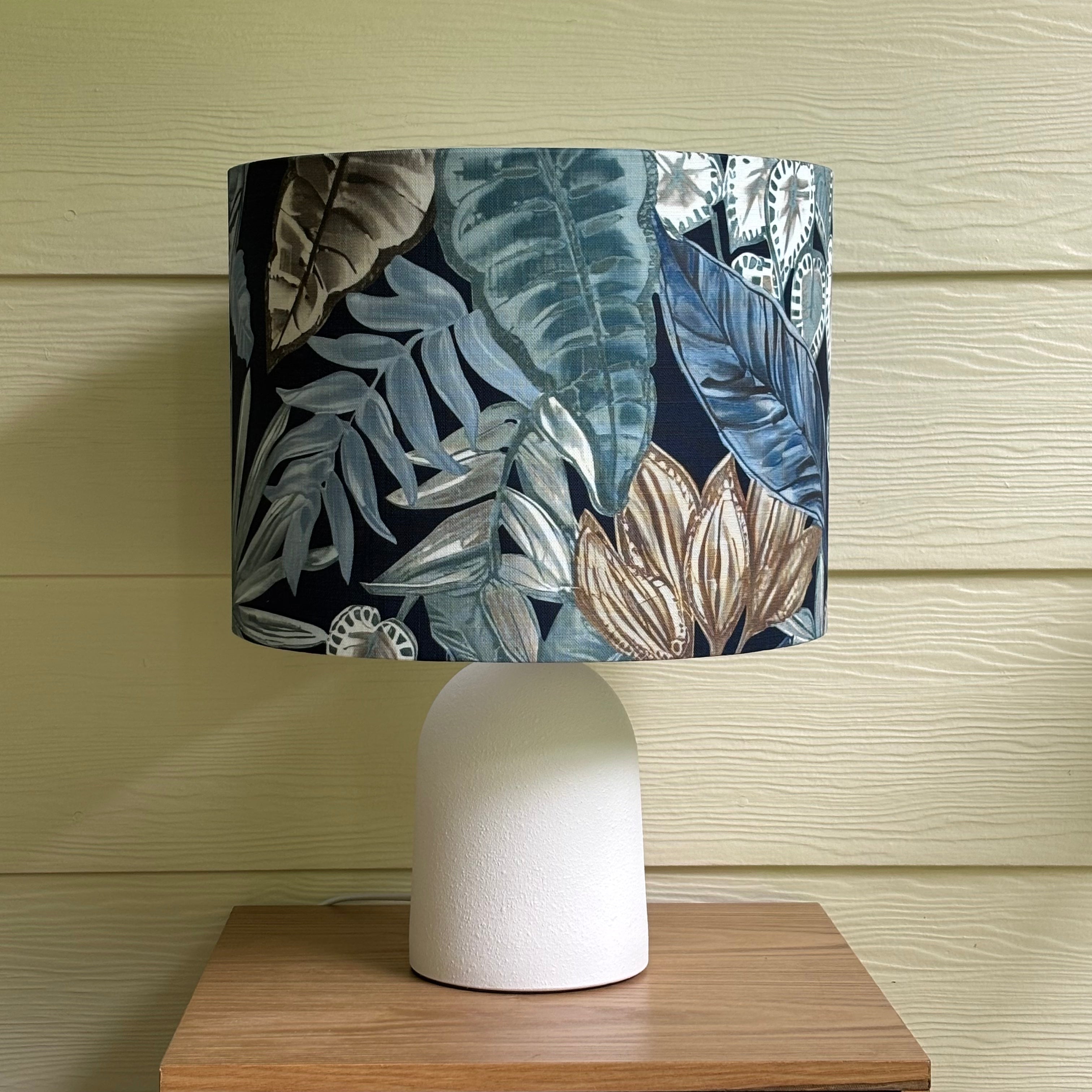 GALILEO OCEAN by Warwick Fabrics - Ready to Ship Handmade Lampshade