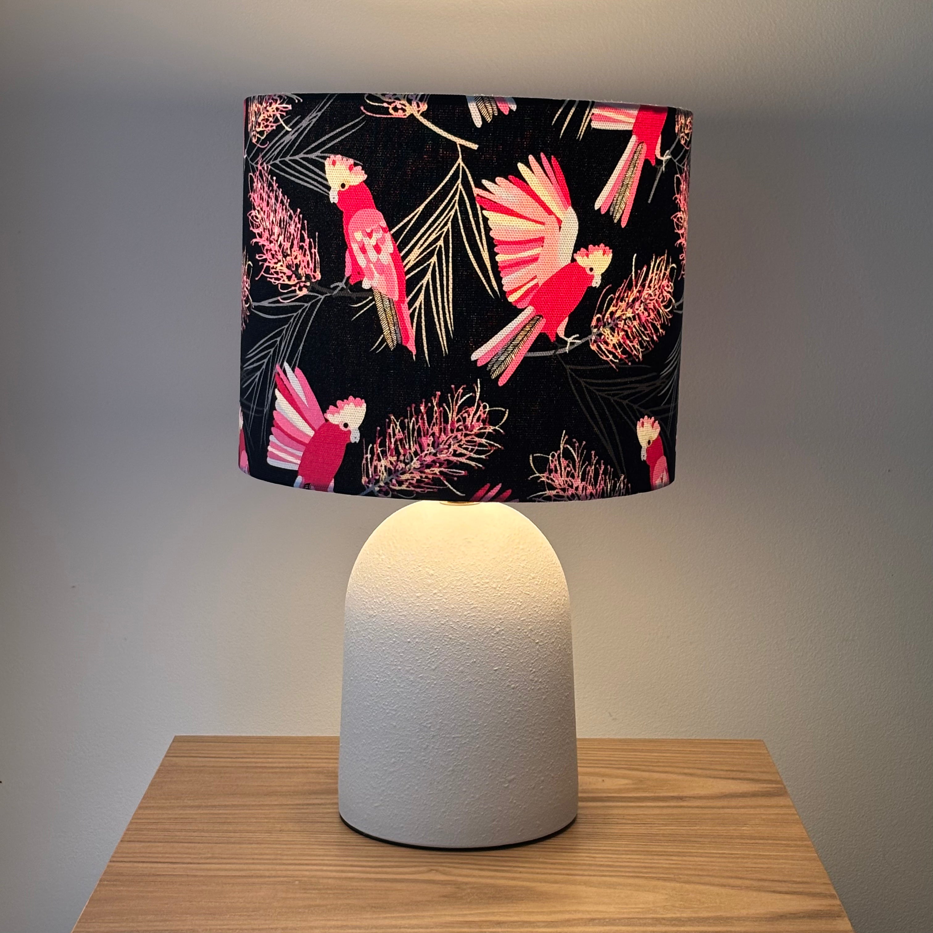 Bush Cockatoos Handmade Lampshade - Ready to Ship