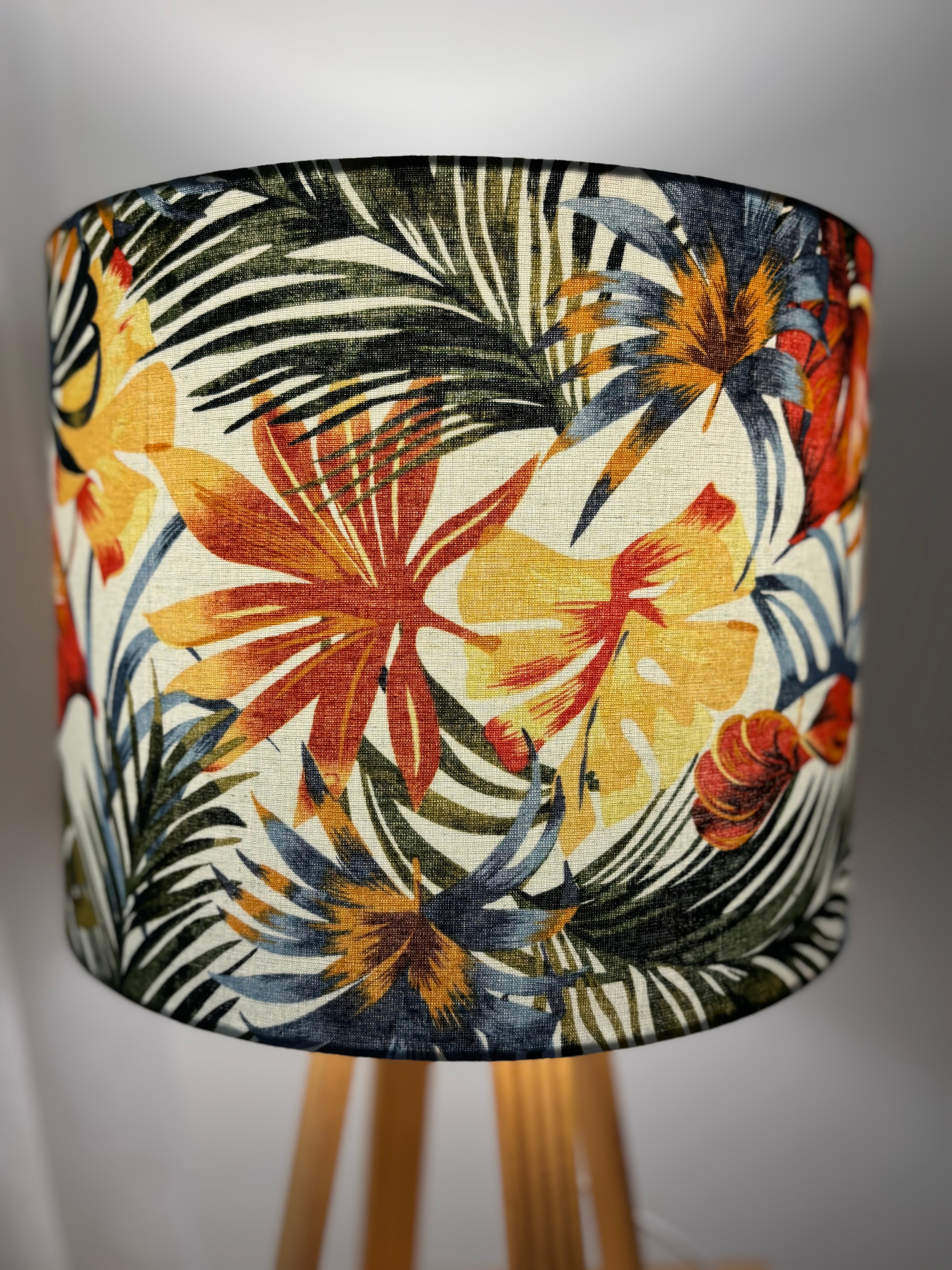 Tropicana Bloom Custom Handmade Lampshade